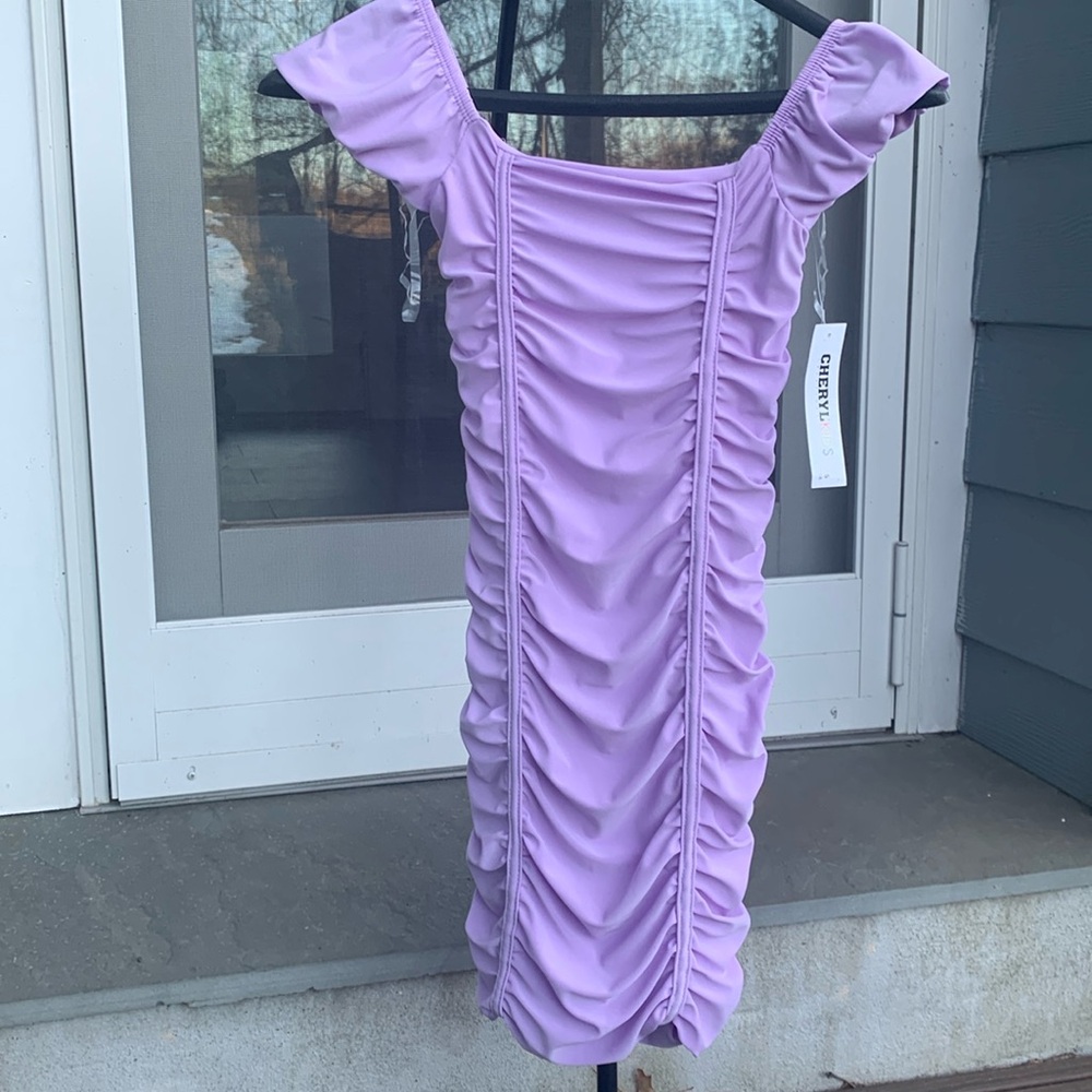 Cheryl Kids size 7/8 lavender dress